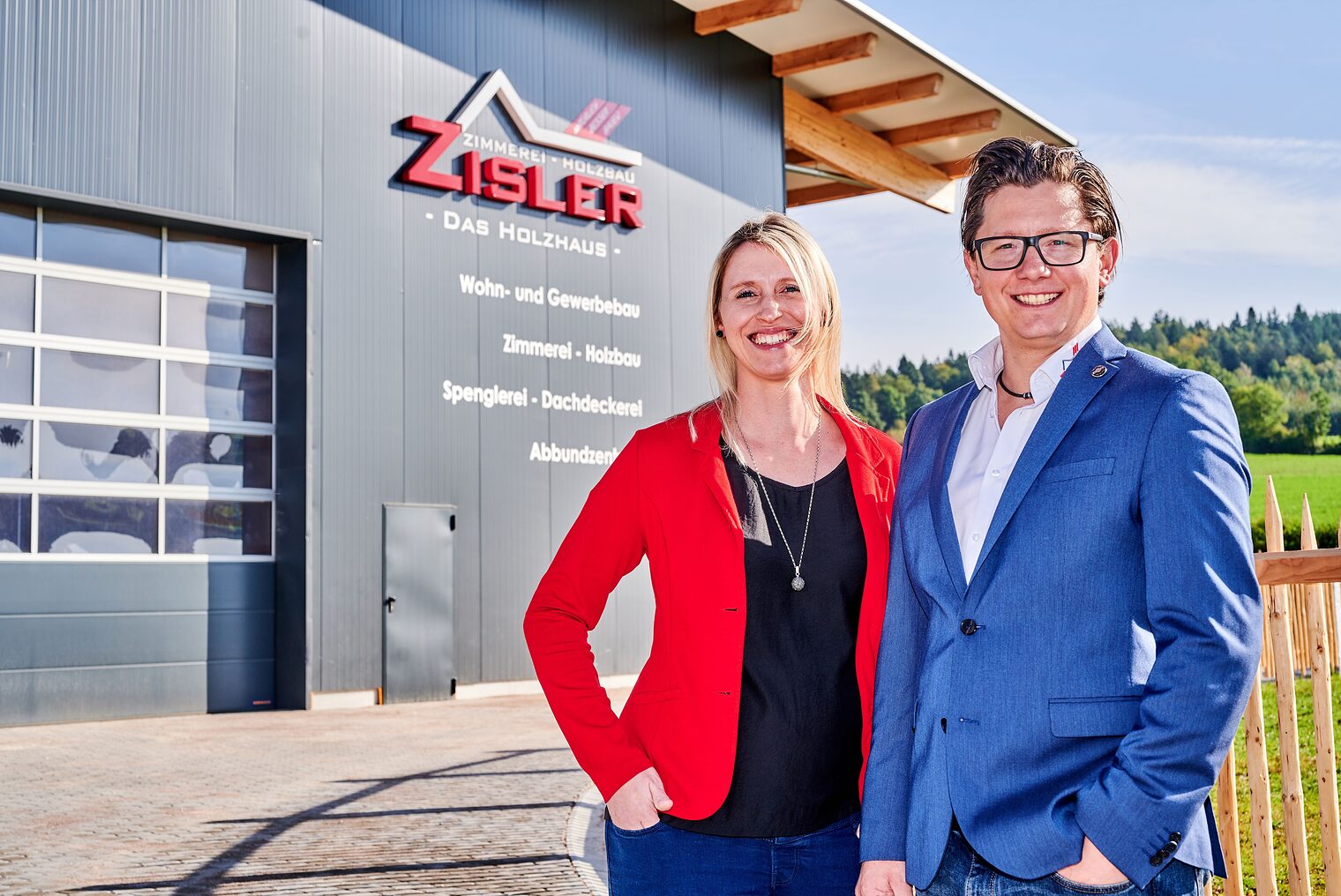 Sylvia und Stefan Zisler setzen in ihrer Zimmerei auf den nachhaltigen Bau von Gebäuden.