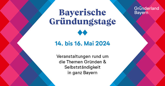 Logo Gründungstage Bayern 2024