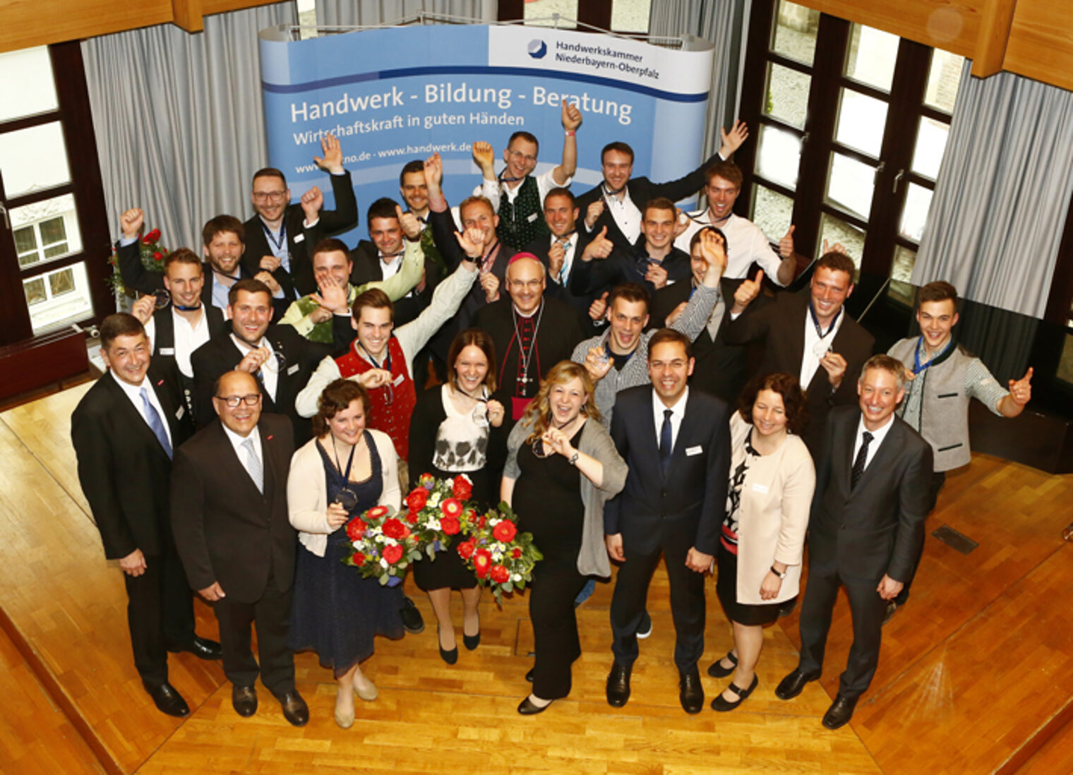 Im Sparkassensaal in Straubing wurden die ¿Meisterbesten¿ für ihre herausragenden Leistungen geehrt. 