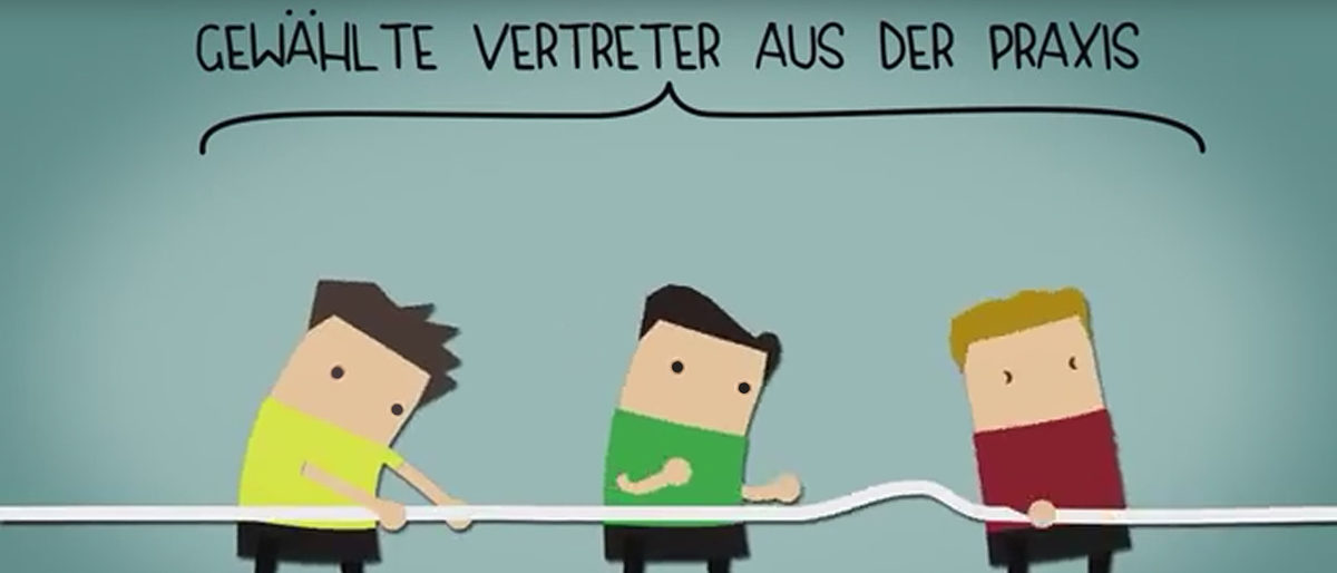 Unter dem Motto "Einer für alle - alle für einen" geht der Animationsfilm vielen Fragen auf den Grund und liefert nützliche Informationen zur Mitgliedschaft und den Aufgaben der Handwerkskammer. Unter dem Motto "Einer für alle - alle für einen" geht der Animationsfilm vielen Fragen auf den Grund und liefert nützliche Informationen zur Mitgliedschaft und den Aufgaben der Handwerkskammer.