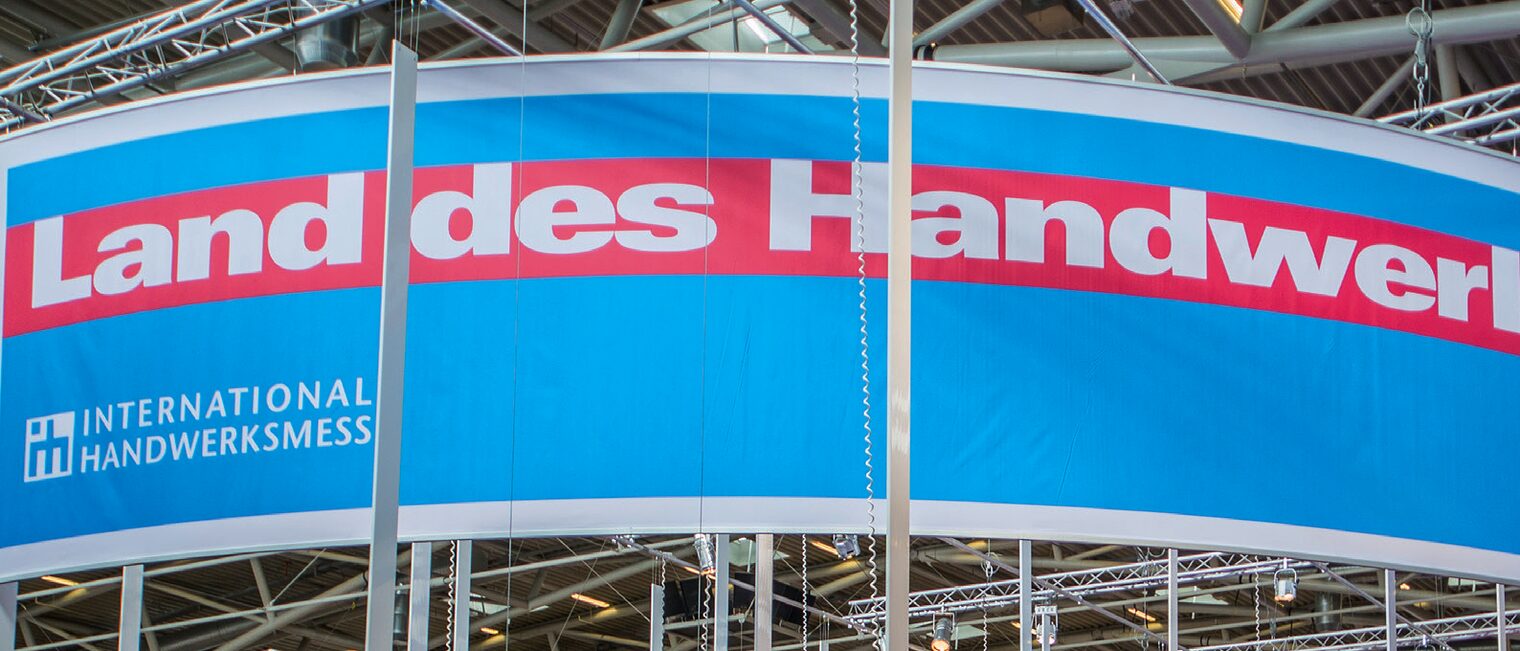 Vorzeigebetriebe aus ganz Deutschland können sich für einen Stand auf der IHM auf dem "Land des Handwerks" bewerben. 