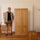 Michael Frank aus 84378 Dietersburg stellte diesen Holzarbeiter-Kleidungs-Aufbewahrungs-Schrank aus Eiche her.