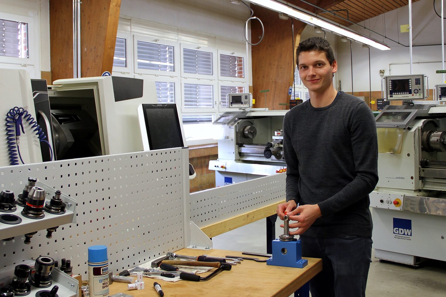 Thurner Christian ist Teilnehmer vom Meisterkurs Feinwerkmechaniker Werkzeugbau