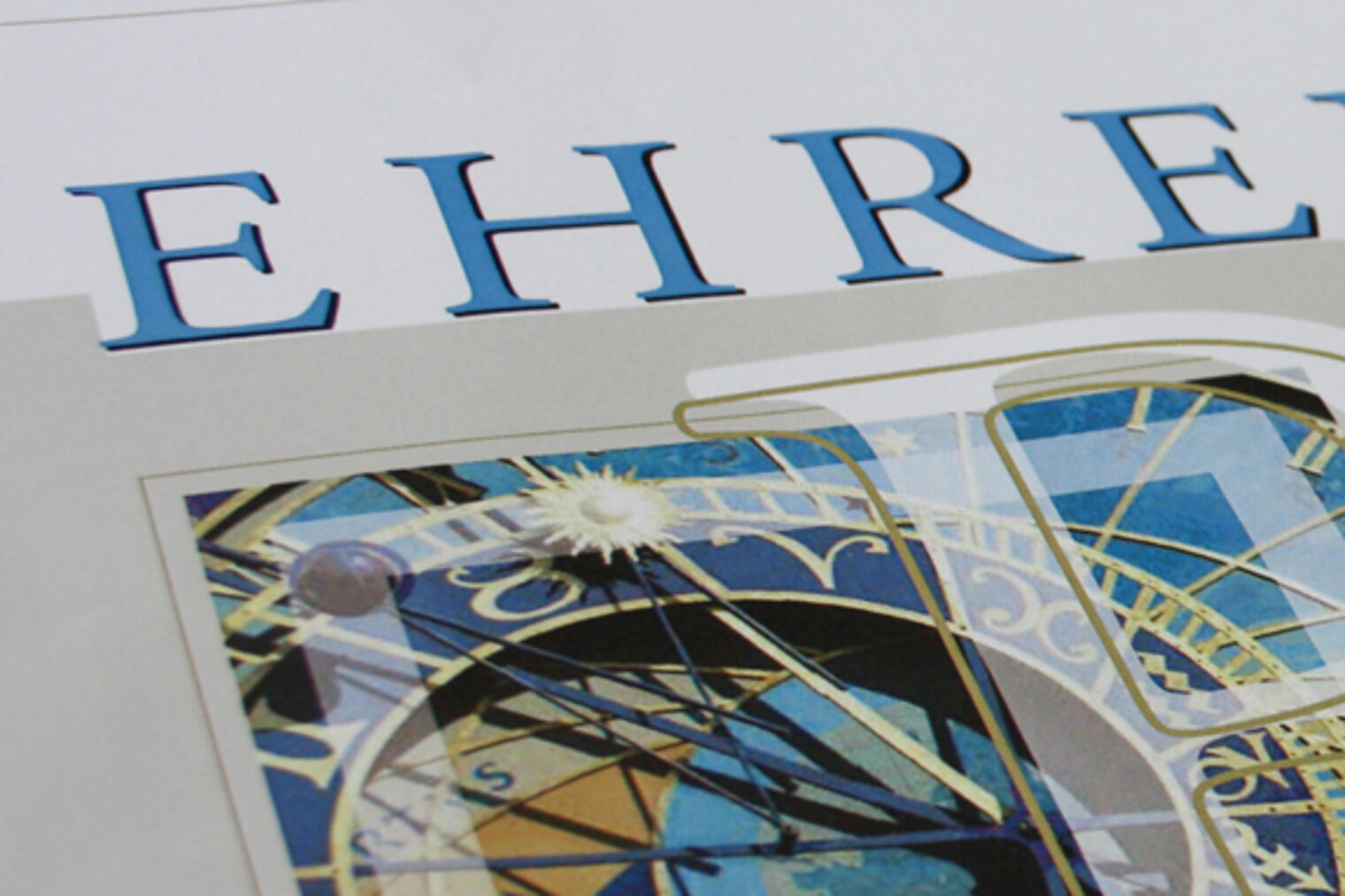 Das Ehrenblatt ist ein Zeichen der Wertschätzung. Das Ehrenblatt ist ein Zeichen der Wertschätzung.