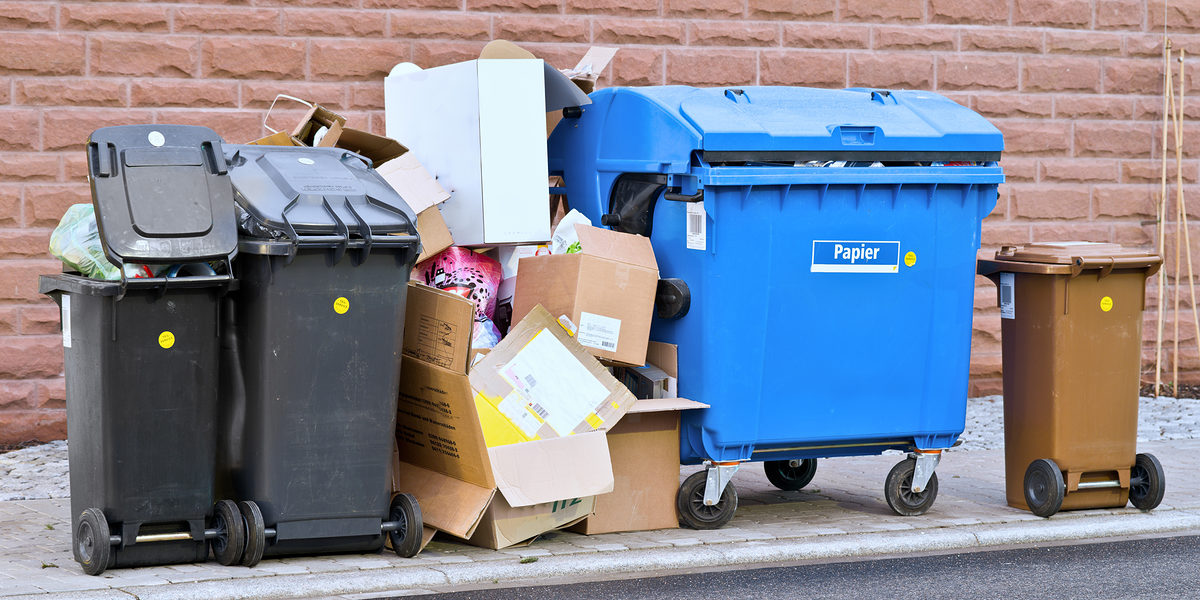 Mülltonnen Gewerbemüll Abfall