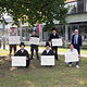 Gruppenfoto Kaminkehrer bei der Meisterbriefübergabe in Neumarkt.