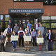 Gruppenbild der Karosserie-u. Fahrzeugbauer bei der Meisterbriefübergabe in Landshut. 