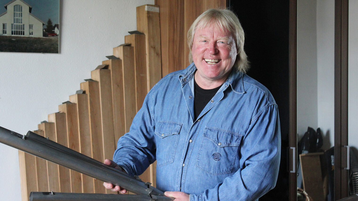 Wolfgang Schober ist Orgelbauer und leidenschaftlicher Sportler. In seiner Werkstatt steht neben der Bohrmaschine eine Harley Davidson.