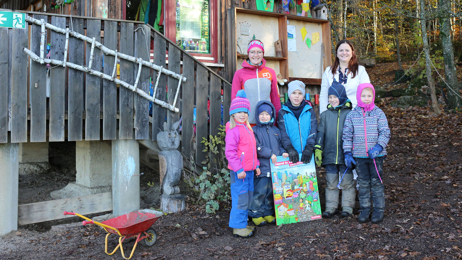 Waldkindergarten in Bernried beteiligt sich am Kita-Wettbewerb.