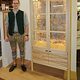 Beleuchtetes Steinfurnier ließ diese Vitrine von Matthias Weindl aus Altötting besonders strahlen.