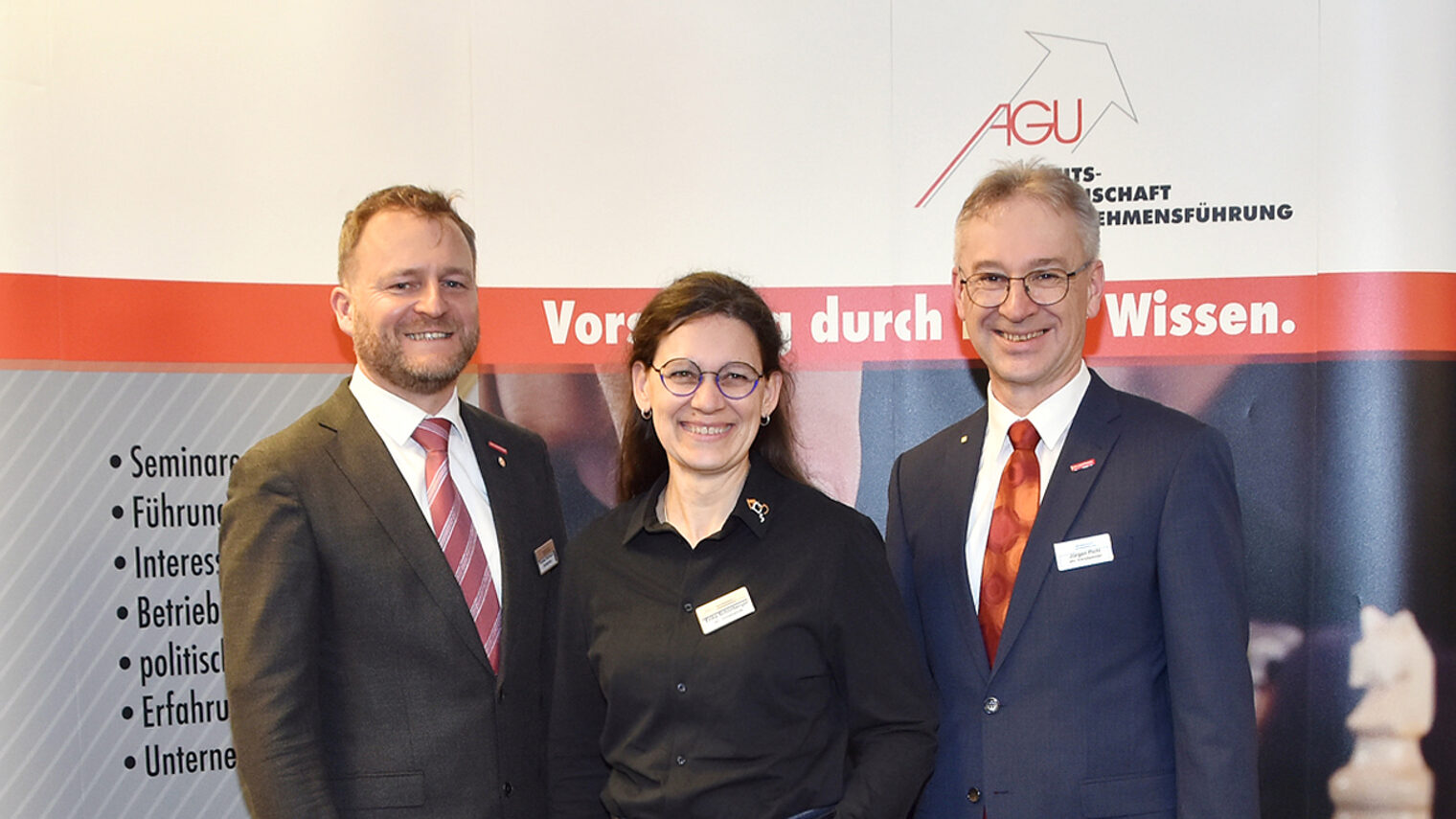 Die neue Vorstandschaft der AGU. 