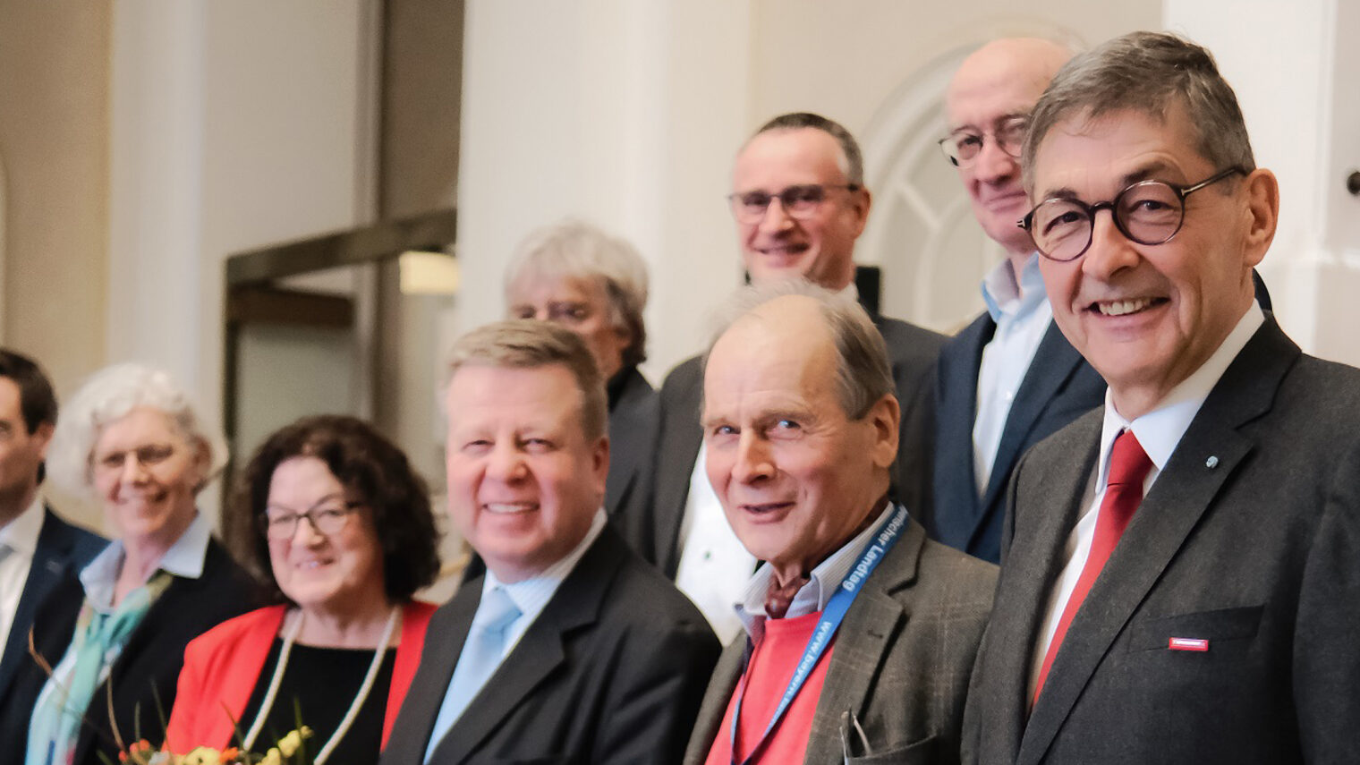 Dr. Georg Haber nach der Wahl zum stellvertretenden Vorsitzenden des Landesenkmalrats. 