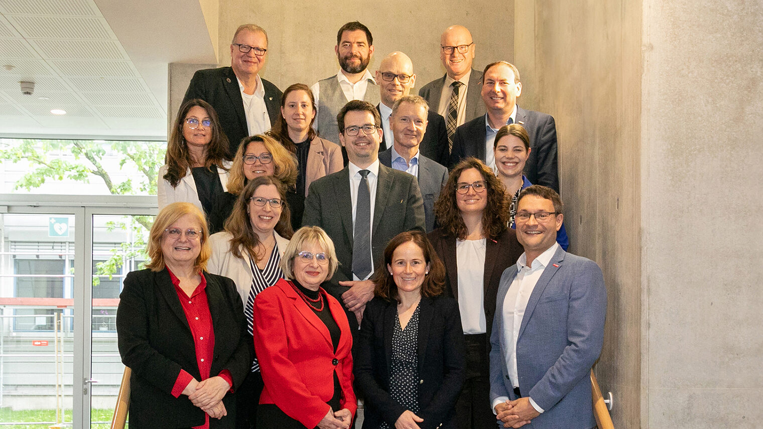 Die Organisatoren des Workshops mit HWK-Geschäftsführer Alexander Stahl und Henning Ehrenstein, Referatsleiter in der Europäischen Kommission. 