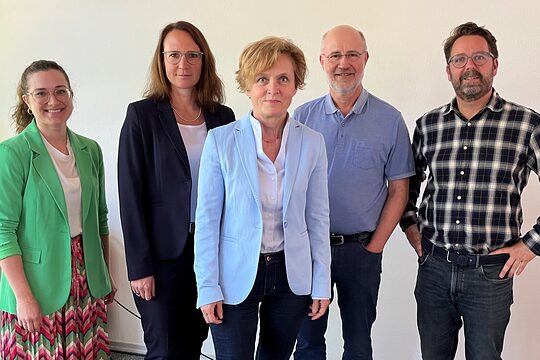 Die Referenten und Organisatoren der Lehrerfortbildung in Schwandorf.
