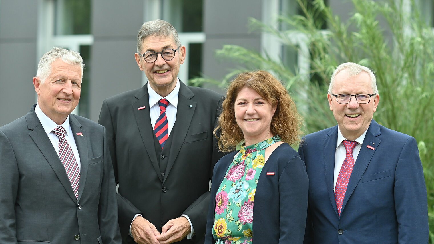 Dr. Georg Haber und Jürgen Kilger freuen sich auf die Zusammenarbeit mit den neuen Vizepräsidenten.