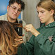 Bei den Friseuren wurden Locken gedreht und die ein oder anderen Styling-Tipps ausgetauscht.