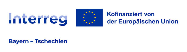 Logo Interreg Bayern - Tschechien Kofinanziert von der Europäischen Union