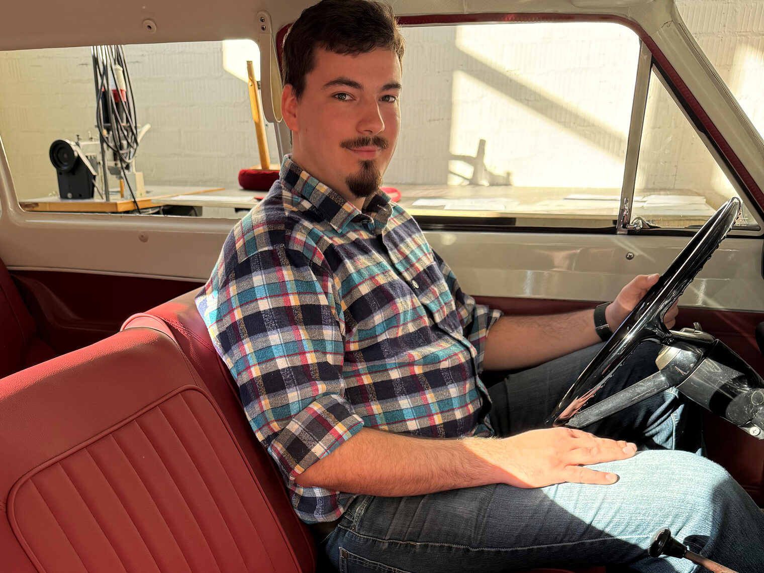 Jungmeister Ole Klaus-Erich Becker stattete einen Opel Kadett Caravan aus dem Jahr 1967 aus. 