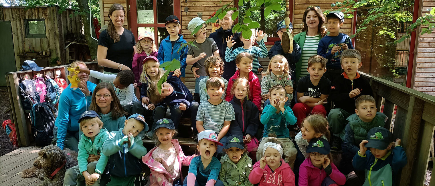 Zum Dank für die Teilnahme am Kita-Wettbewerb des Handwerks erhielten die Kinder ein Brezn-Frühstück.
