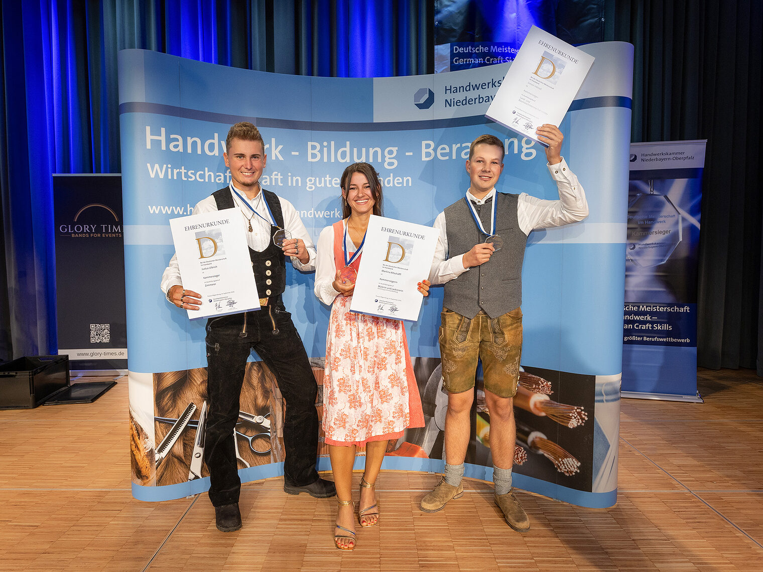 Ostbayerns Kammersieger feierten ihre Topleistungen im Rahmen der Deutschen Meisterschaft im Handwerk.