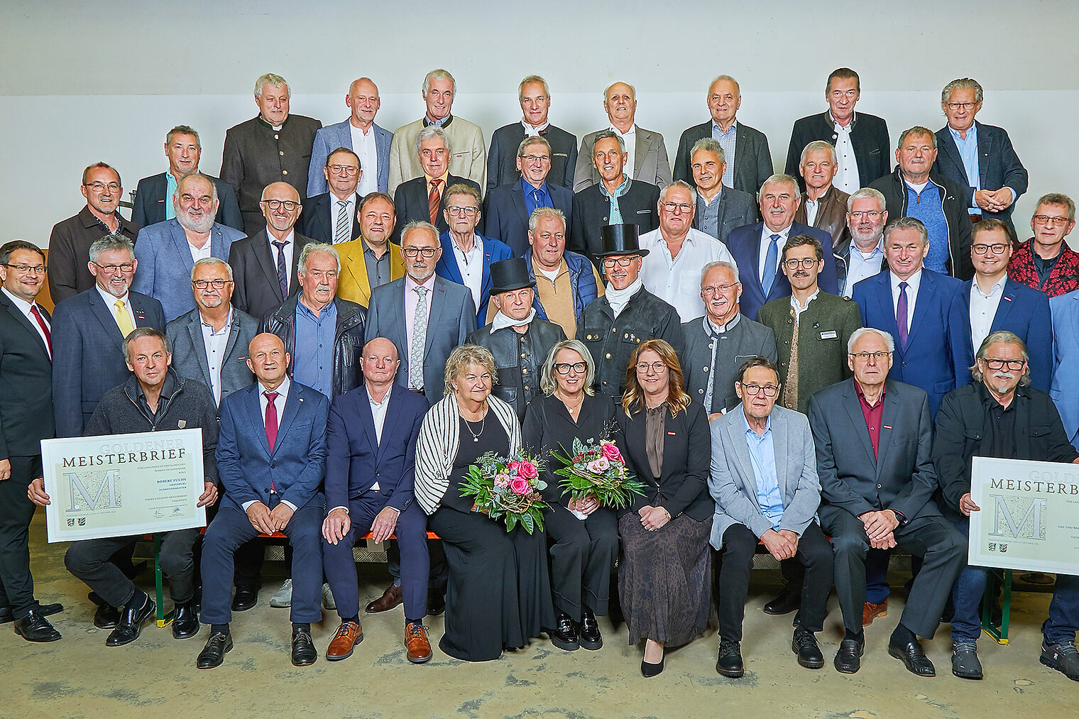 In Passau ehrte die Handwerkskammer ihre „Goldenen“ Meisterinnen und Meister.