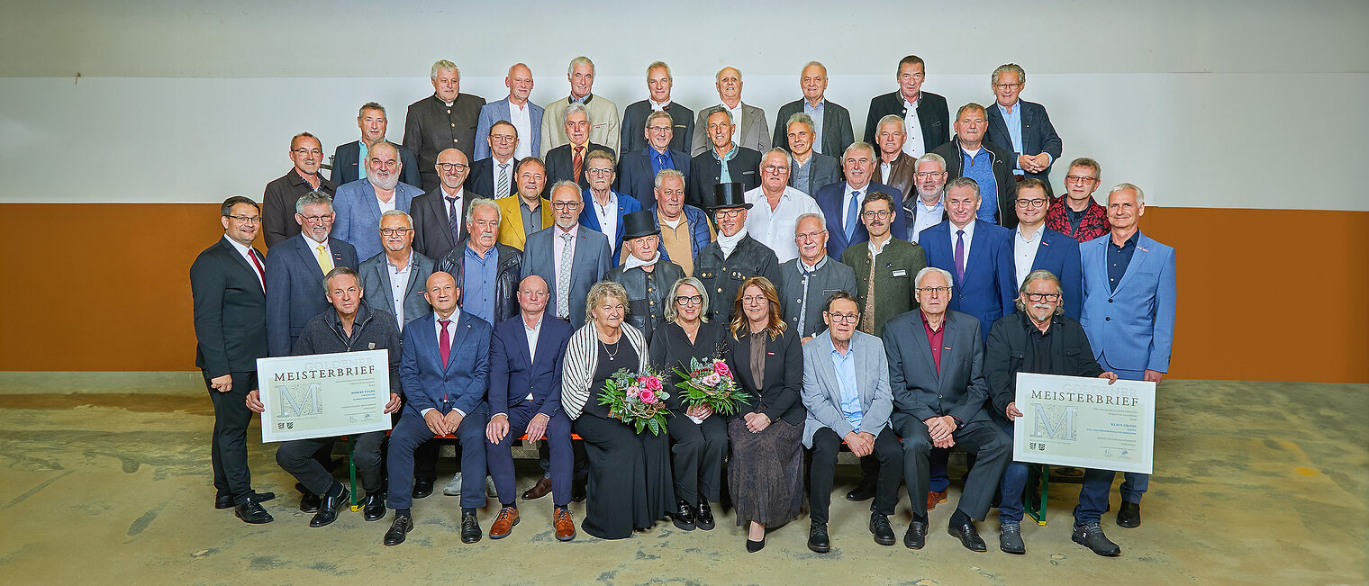 In Passau ehrte die Handwerkskammer ihre „Goldenen“ Meisterinnen und Meister.